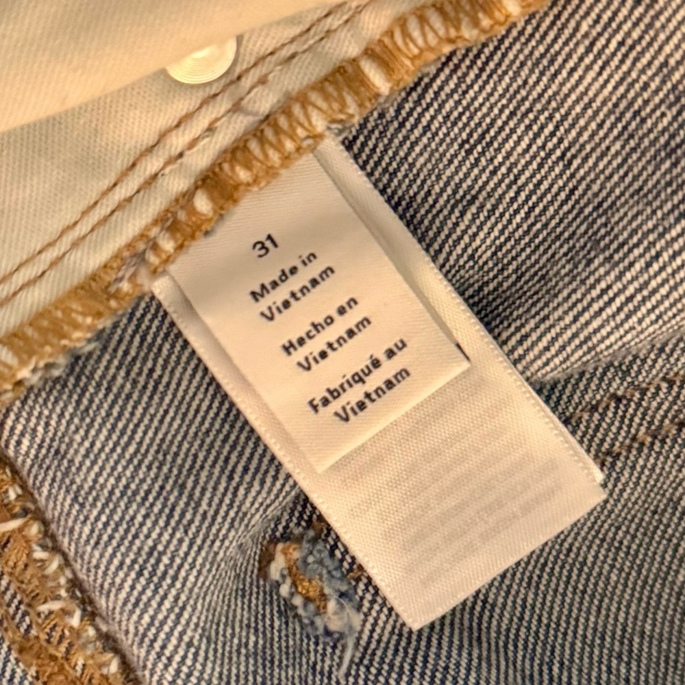 HALE by AG Piper Sculpted High Rise Embroidered Raw Hem Skinny Jeans Boho Style! - Picture 11 of 16